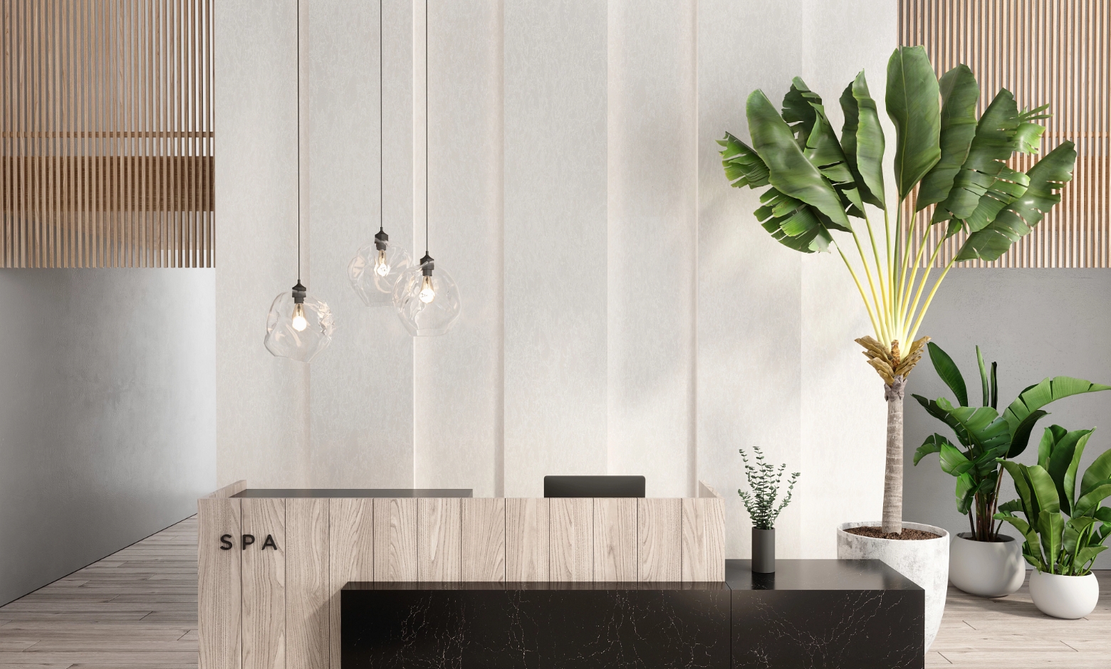 Mammoth Cave Cambria Quartz Reception Desk