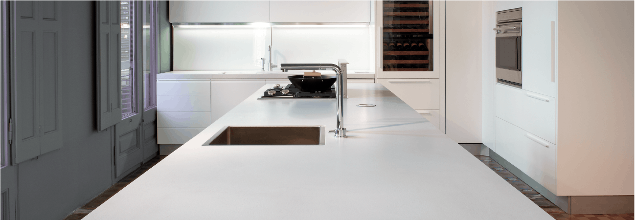 Miami White Silestone Quartz Kitchen2