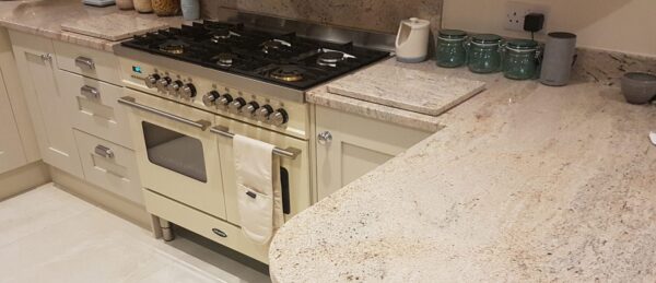 Millenium Cream Granite Kitchen1