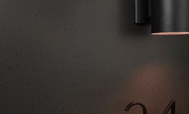 Montana Midnight Cambria Quartz Wall