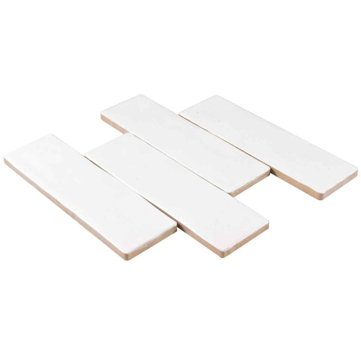 Anthology Tile Muse Collection Cotto Bianco 2.5x8 2