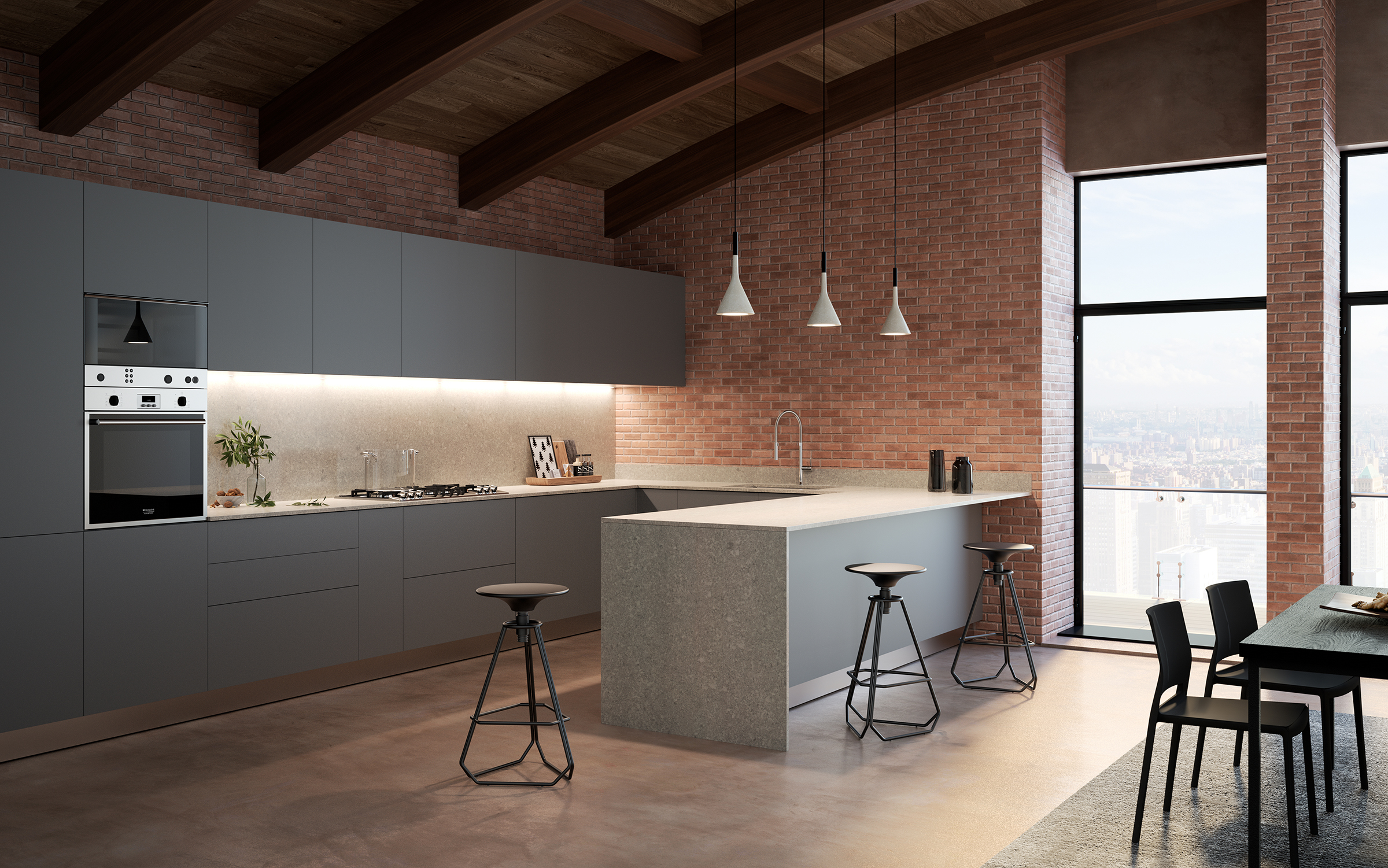 Nimbus LG Viatera Quartz Kitchen