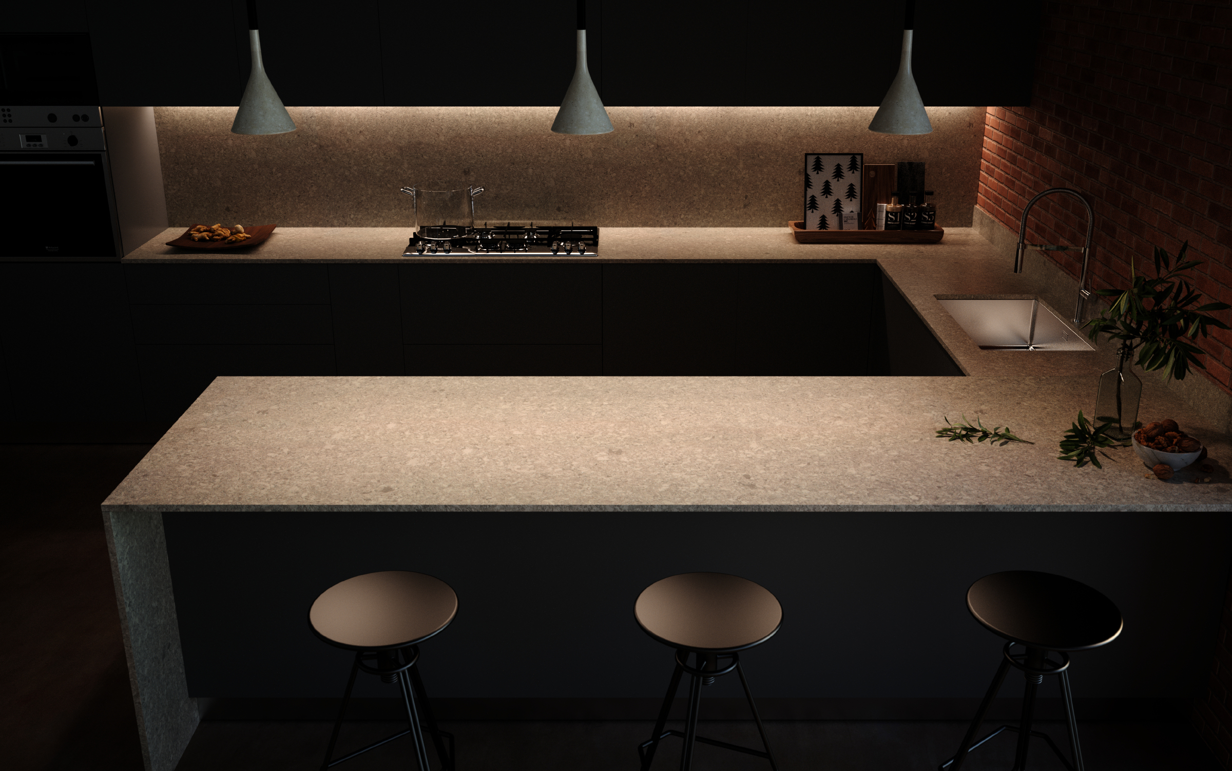 Nimbus LG Viatera Quartz Surface Countertops