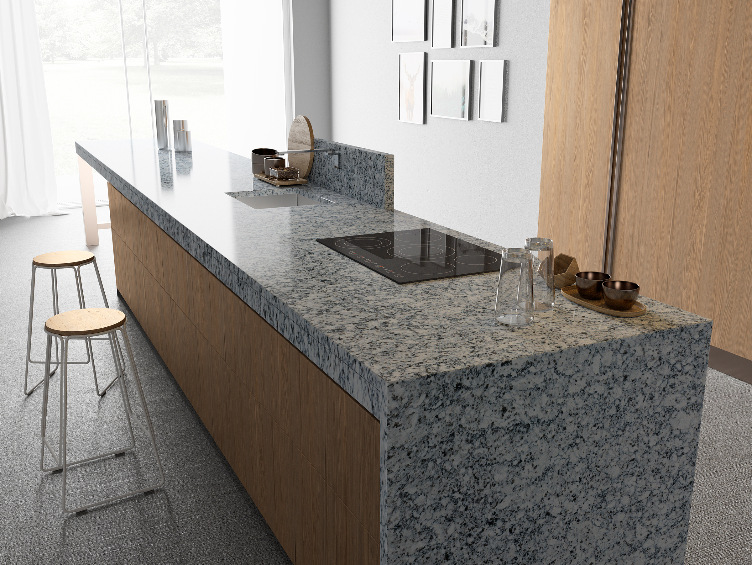 Octave LG Viatera Quartz Kitchen Countertops