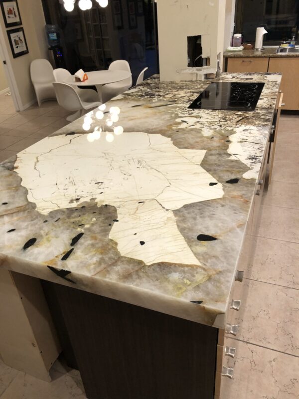 Patagonia Crystal Granite Kitchen