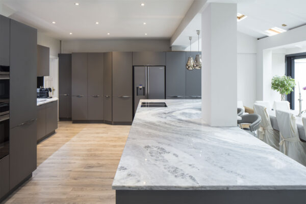 Python Grey Light Granite Kitchen
