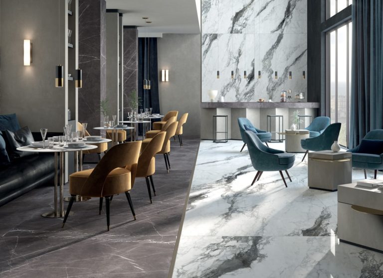 Renoir Infinity Porcelain Countertop Walls and Floors