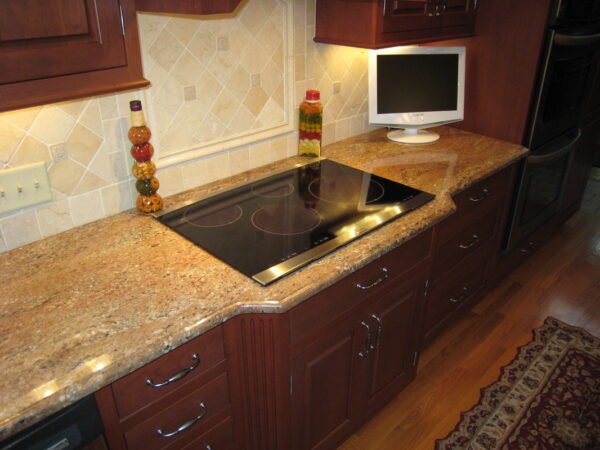 Rosewood Granite Kitchen
