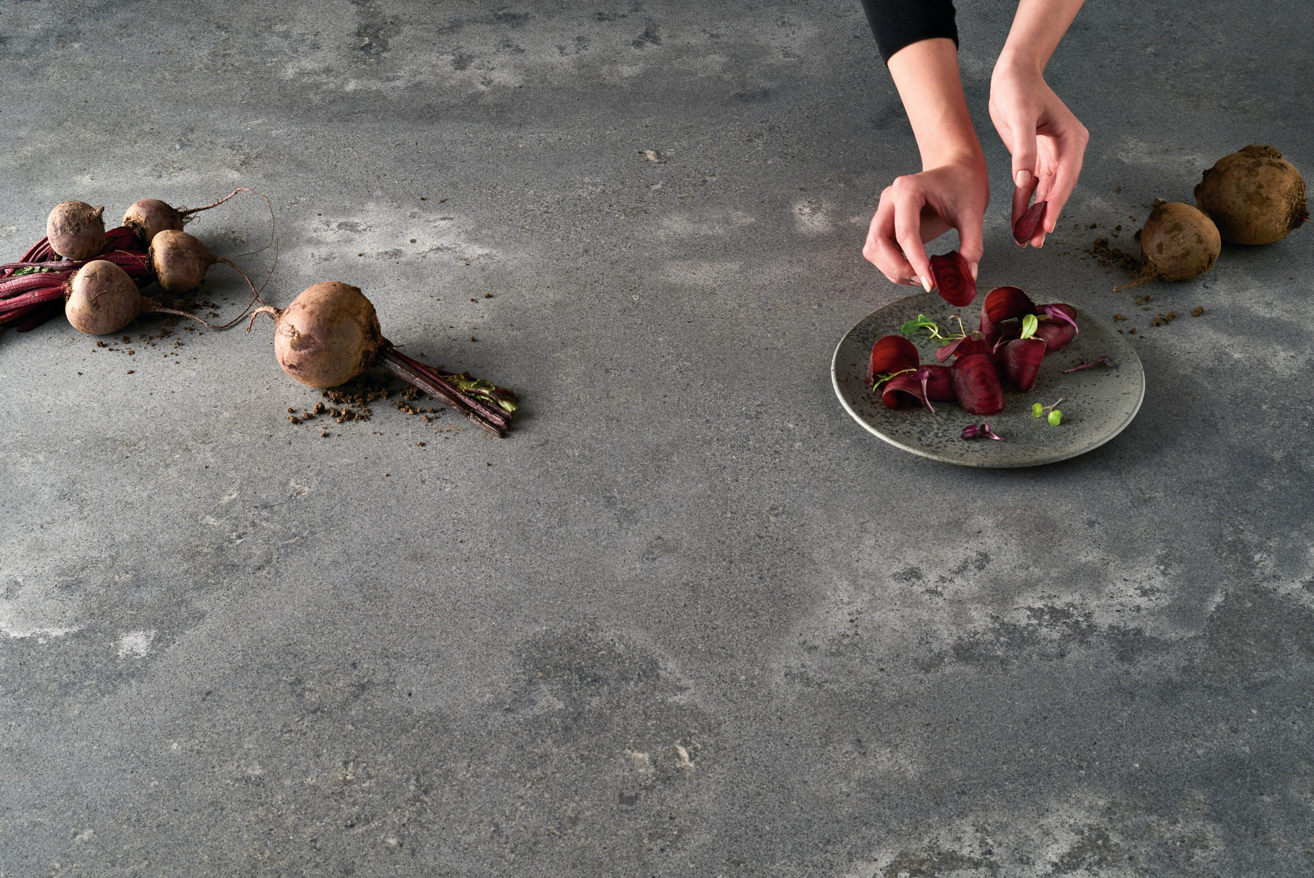 Rugged Concrete Caesarstone Quartz Countertops