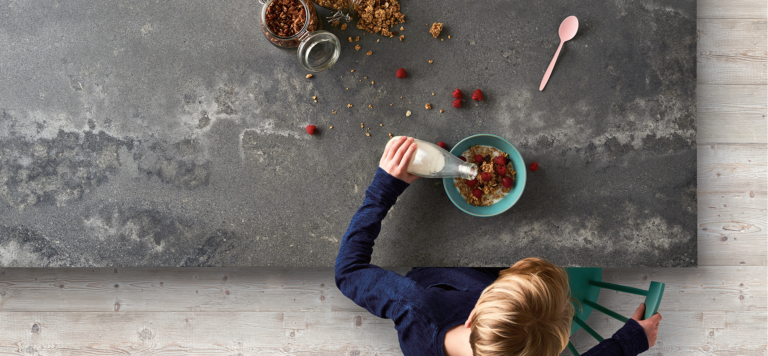 Rugged Concrete Caesarstone Quartz Kitchen Countertops