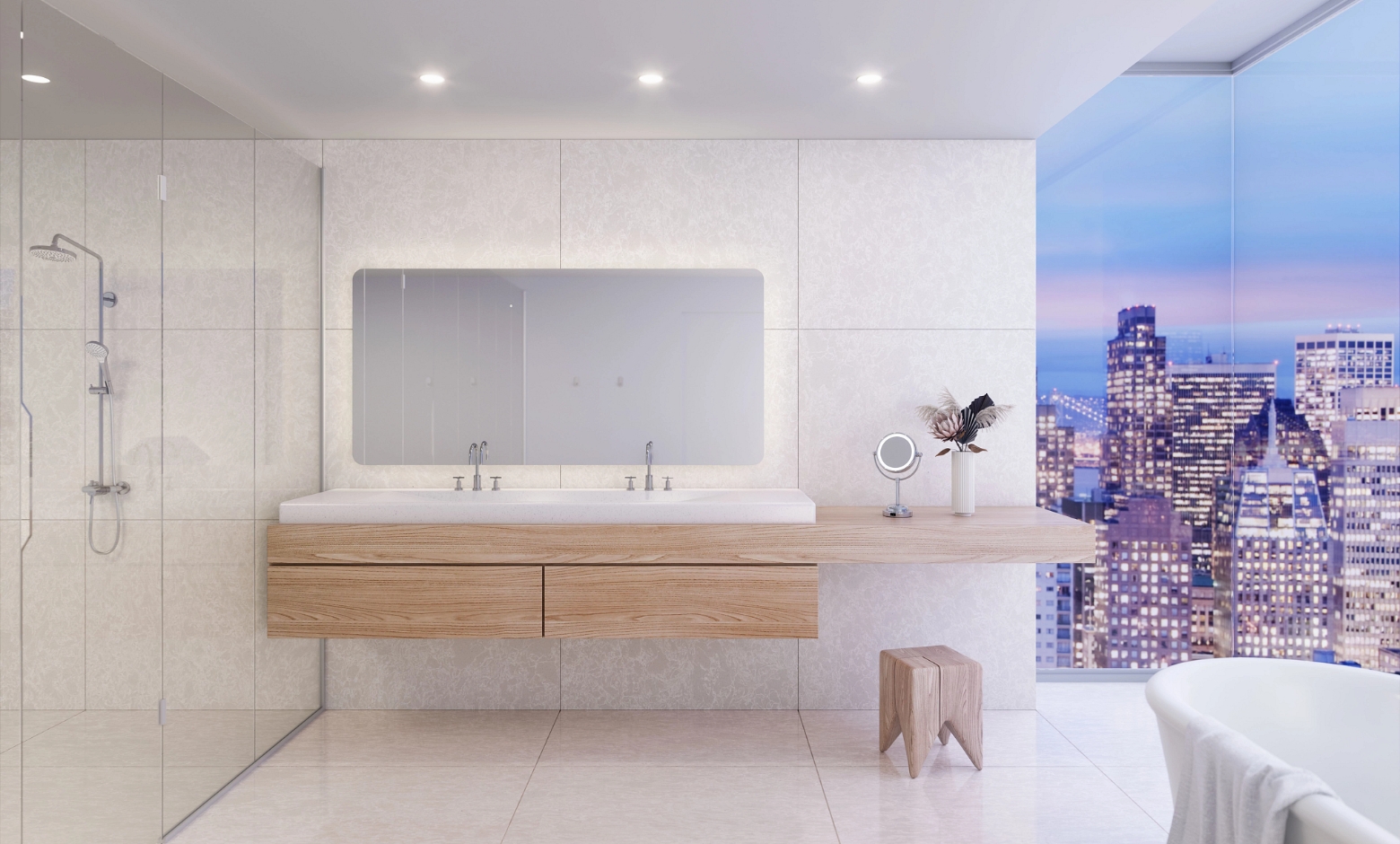 Salt Lake Cambria Quartz Bathroom