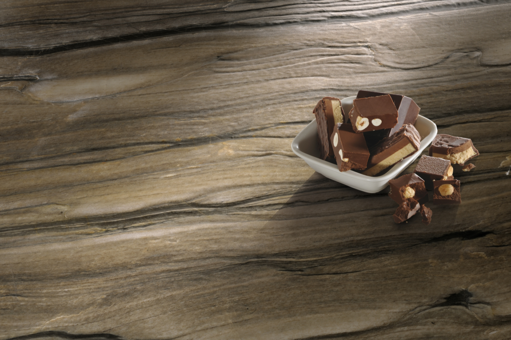 Sequoia Brown Leather Antolini Signature Granite Table