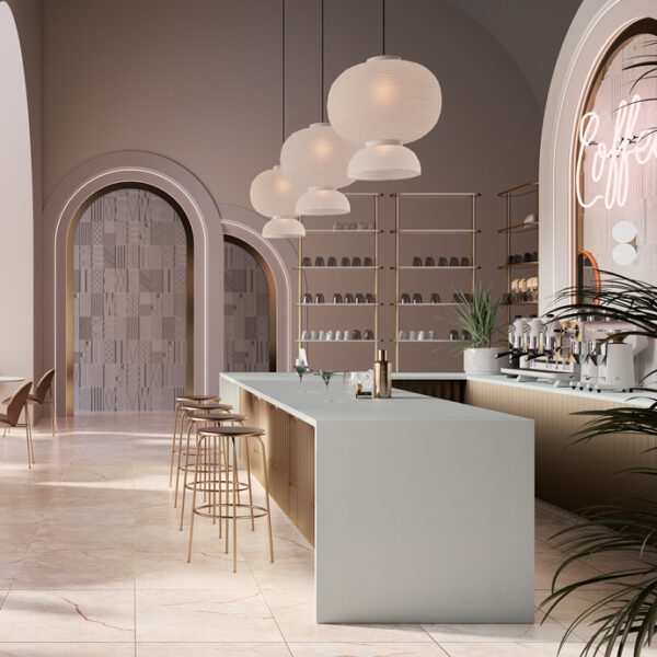 Shadow Gray LG VIatera Quartz Kitchen