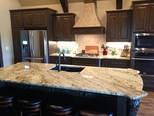 Sienna Beige Granite Kitchen