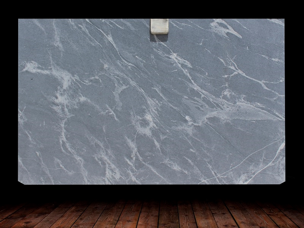 Silver Grey Honed Granite Slab