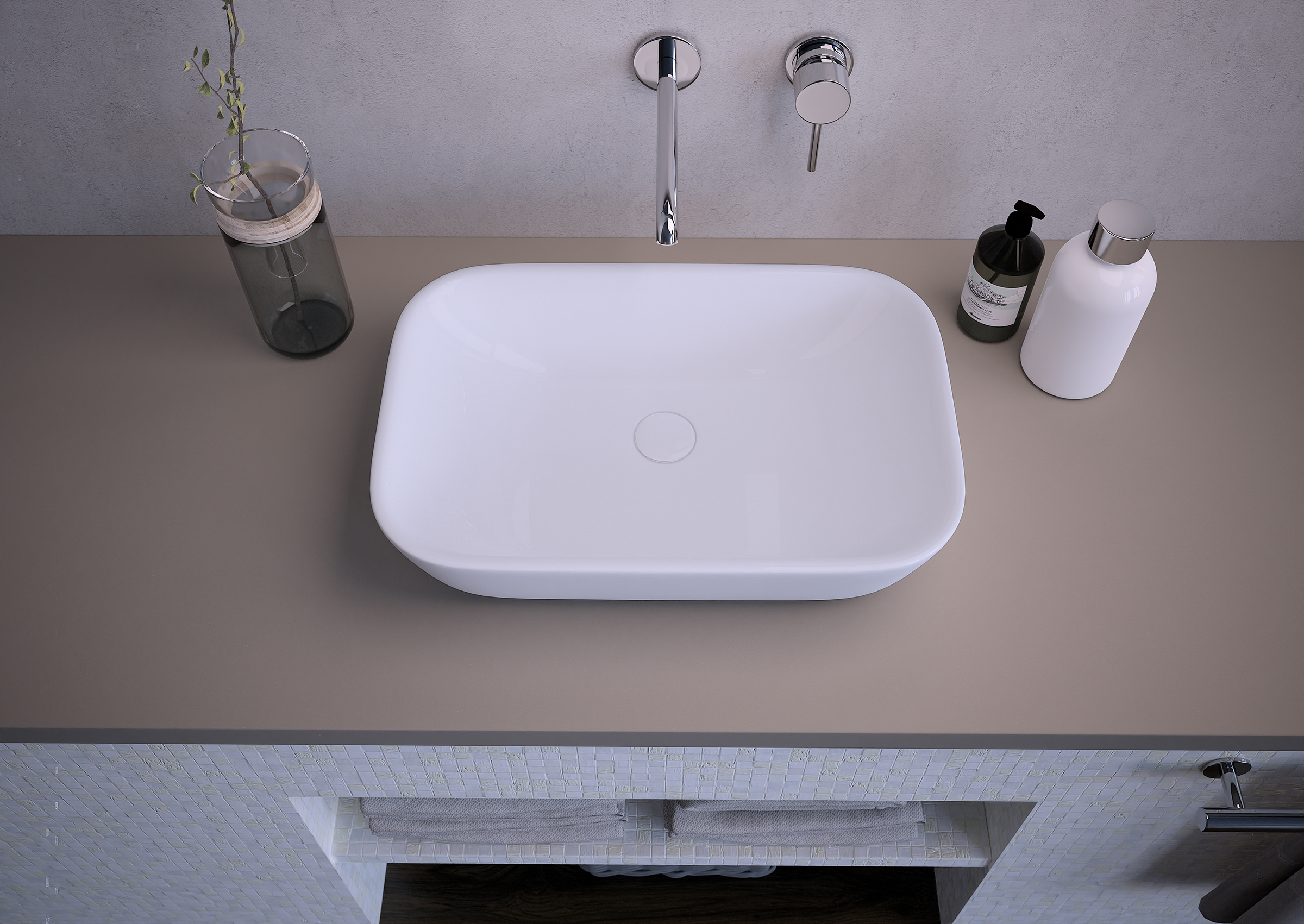 Soho Gray LG Viatera Quartz Sink