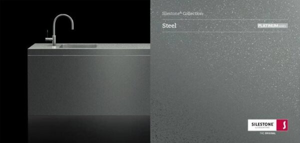 Steel Silestone Quartz Sample