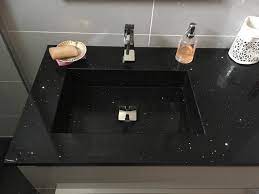 Stellar Night Silestone Quartz Bathroom