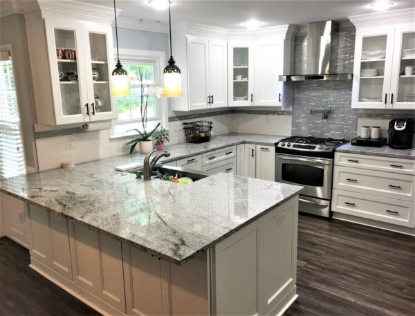 Viscon White Granite Kitchen