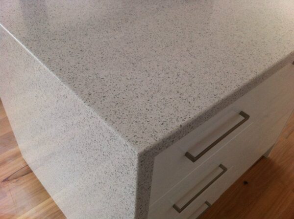 White Diamond Silestone Quartz Counter