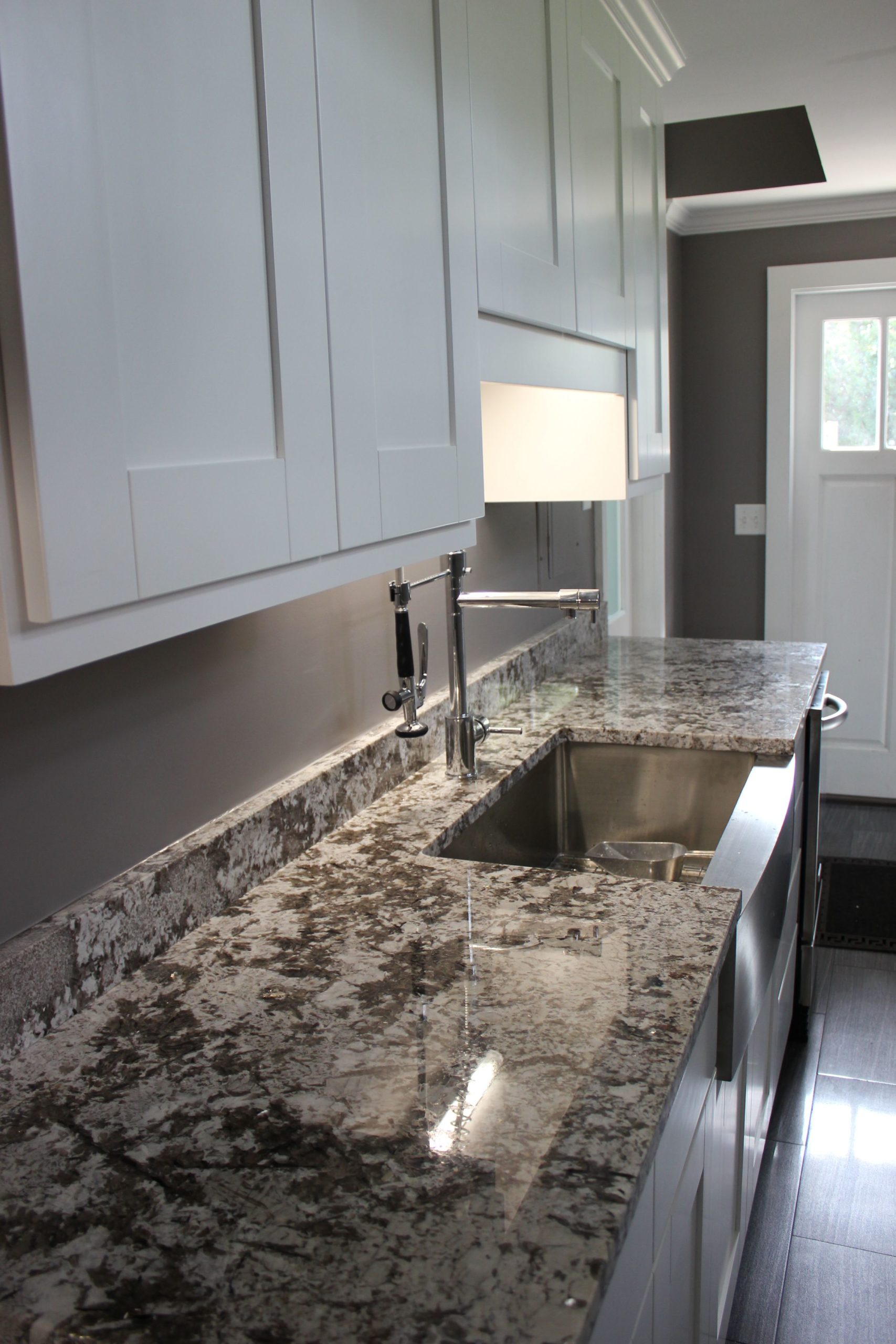 White Equador Granite Kitchen