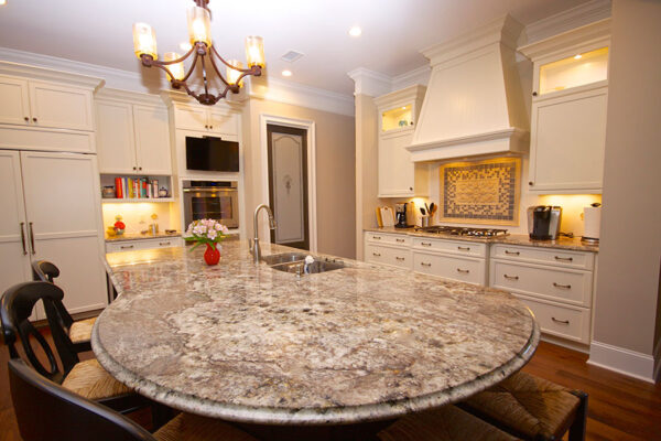 White Equador Granite Kitchen1