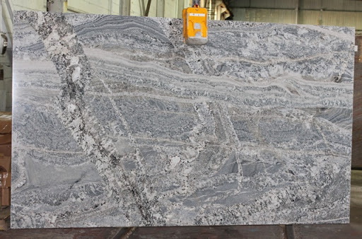 White Fusion Granite Slab