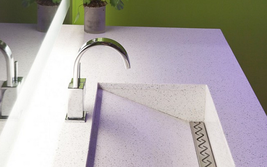 White North Silestone Quartz Bathroom