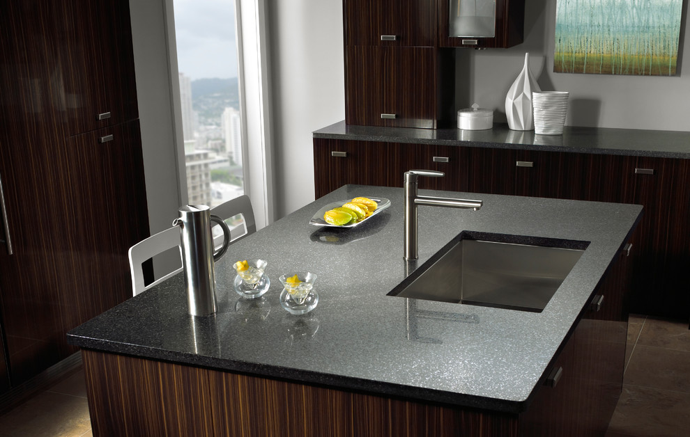 Zirconium Silestone Quartz Kitchen