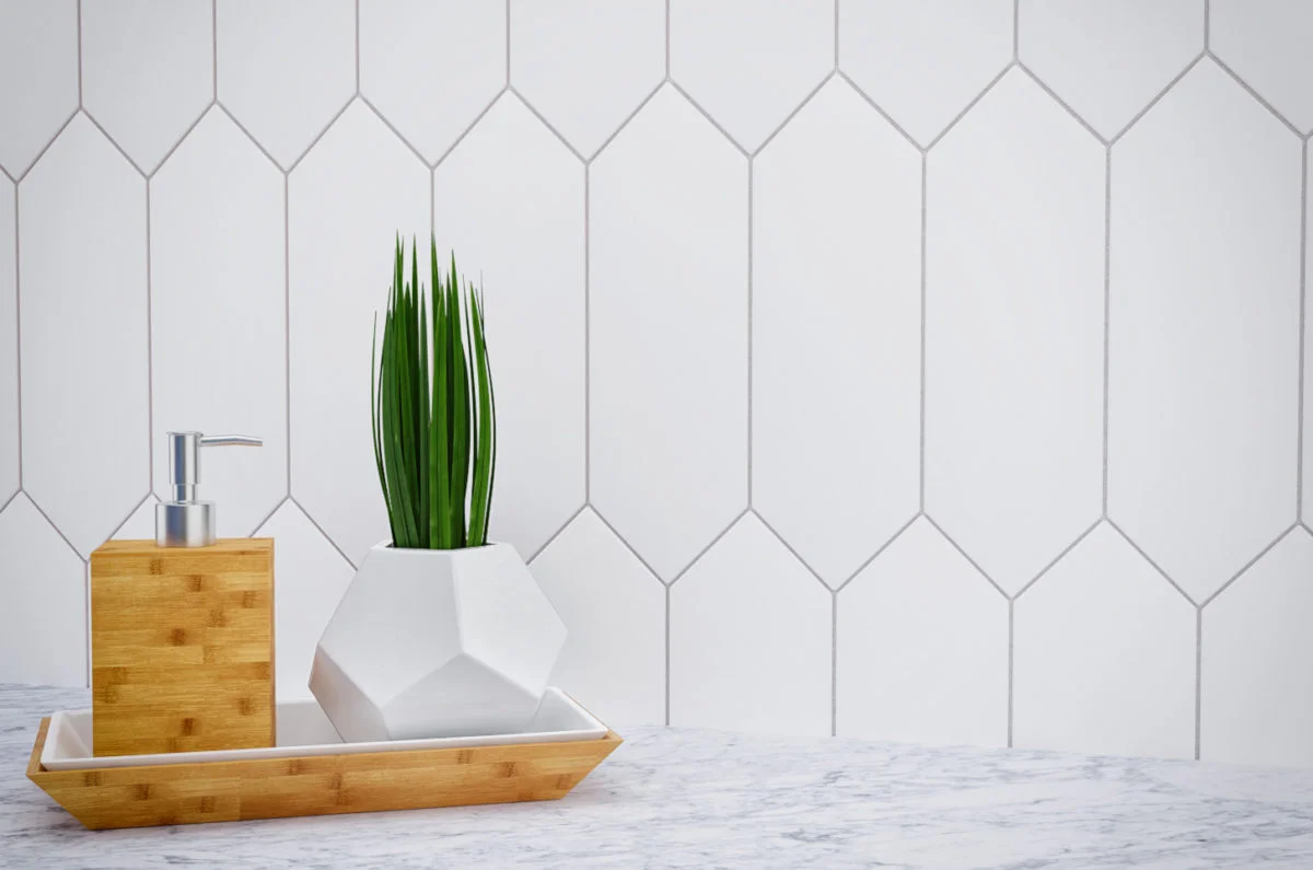 Blanco Pickett Tile